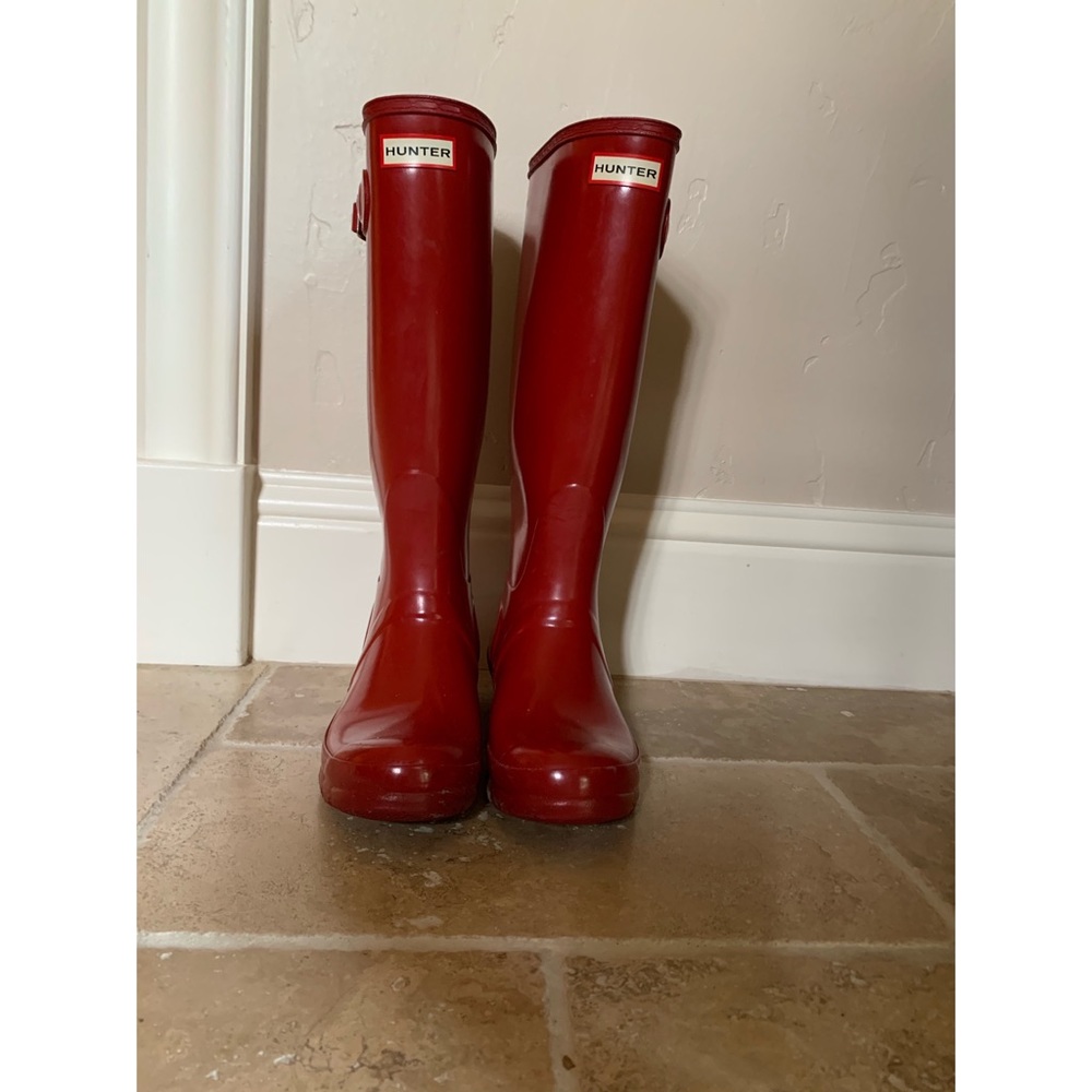 Red Hunter Rain Boots